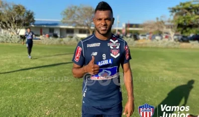 El delantero Miguel Ángel Borja.