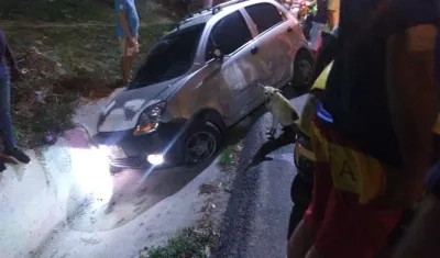 Uno de los vehículos afectados.