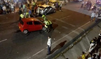 El vehículo inmovilizado.