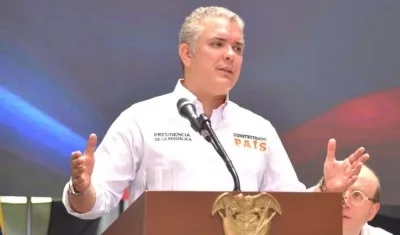 El Presidente de la República, Iván Duque.