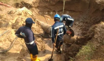 Empalme de nuevas tuberías