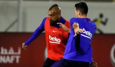 El volante chileno Arturo Vidal.