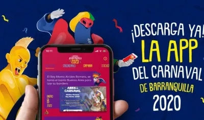 Imagen de la app del Carnaval 2020.