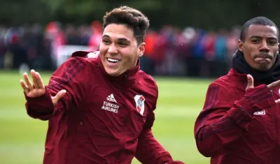 Juan Fernando Quintero, jugador colombiano. 