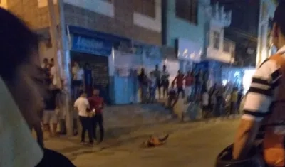 Lugar de los hechos.