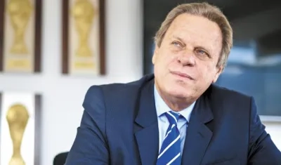 Ramón Jesurún, presidente de la Federación Colombiana de Fútbol.
