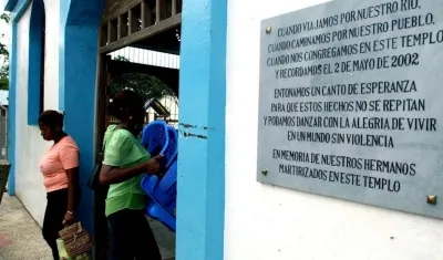 Habitantes del Chocó siguen en riesgo.