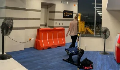 La pregunta al ver estos ventiladores en el Cortissoz es ¿si para la Asamblea del BID seguirá esta situación?.