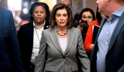 La presidenta de la Cámara de Representantes, la demócrata Nancy Pelosi.