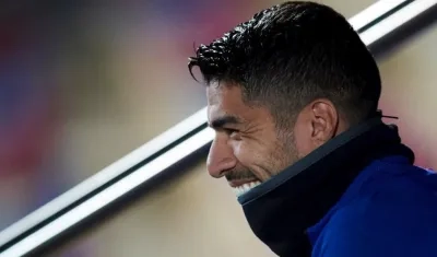 Luis Suárez, delantero del Barcelona. 