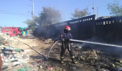 Los bomberos han seguido laborando en Soledad a pesar que no se ha suscrito el nuevo convenio con la Alcaldía de Soledad.