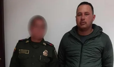 Alias 'Luigi' tras ser capturado este fin de semana en Bogotá.