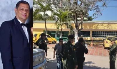 Edgar Simmonds Gallardo y el lugar de los hechos.