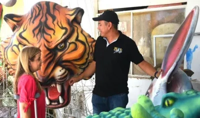 La Gobernadora Elsa Noguera con el maestro Hernando Arteta.