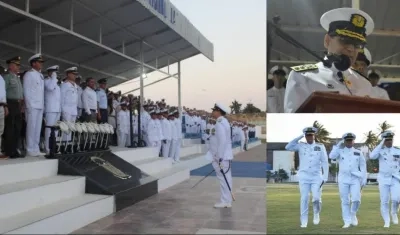 Contralmirante León Espinosa Torres asume como Director de la ARC Barranquilla.