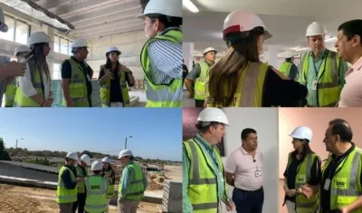 Visita de la gerente de la Asamblea del BID, Karen Abudinen.