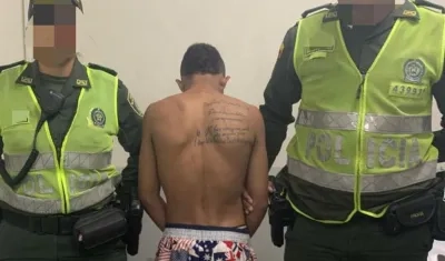 El adolescente aprehendido.