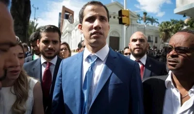 El líder opositor venezolano Juan Guaidó.