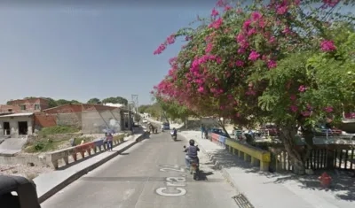 Sector de la carrera 24 con calle 57, donde ocurrió el atentado sicarial.