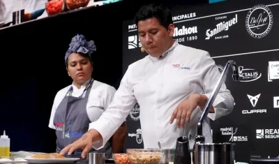 El chef colombiano Jaime Rodríguez (Celele).