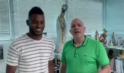 Miguel Ángel Borja y Christian Daes.