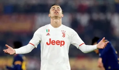 Cristiano Ronaldo, delantero portugués. 