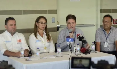 Directivos de la Agencia Nacional de Infraestructura.