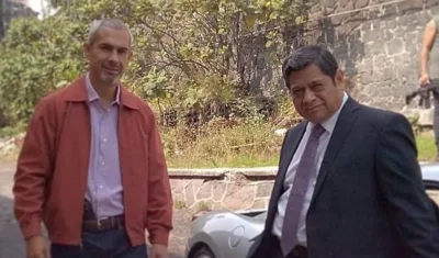 Jorge Navarro Sánchez y Luis Gerardo Rivera, actores fallecidos.