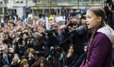 La activista sueca Greta Thunberg.