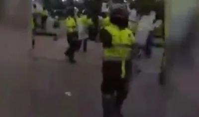 Momento del incidente.