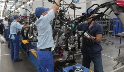 Producción industrial en Colombia 