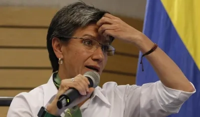 La alcaldesa de Bogotá, Claudia López, 
