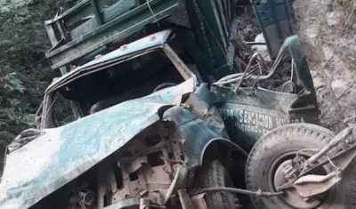 Vehículo en donde los hallaron.