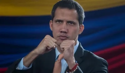 El jefe de la Asamblea Nacional de Venezuela, Juan Guaidó.