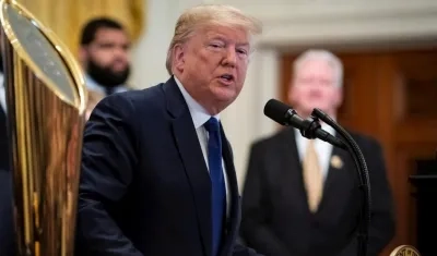 Donald Trump, presidente de los Estados Unidos.