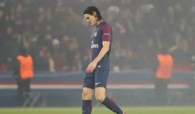 El delantero uruguayo Edinson Cavani.