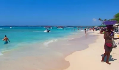 Imagen de Playa Blanca en Cartagena.