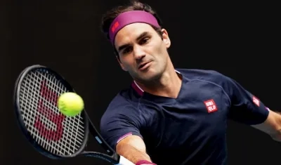 Roger Federer, tenista suizo. 
