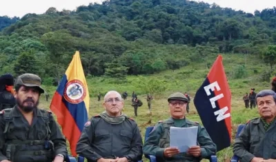 Miembros del Coce del ELN.