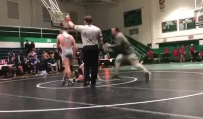 Momento de la embestida.