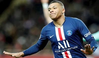 Kylian Mbappé, futbolista del París Saint Germain.