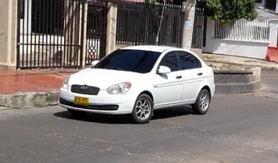 El vehículo robado.