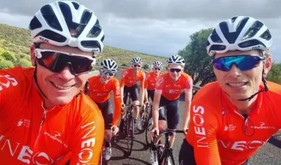 El británico Chris Froome (izquierda).