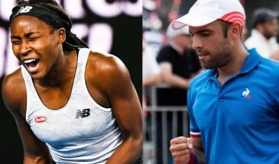 Serena Williams y Juan Sebastián Cabal. 