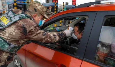 Imagen de los controles en China.