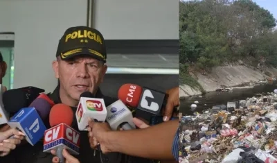 General Ricardo Alarcón, Comandante de la Policía Metropolitana de Barranquilla.
