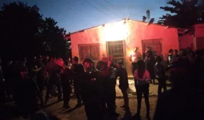 Lugar de la tragedia.