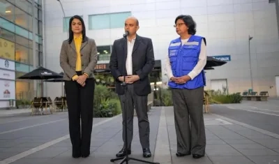 El Ministro encargado de Salud, Iván González.