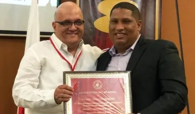 Moisés Díaz Velásquez (izquierda).