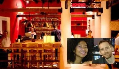 Carolina Villamizar y Fred Guillemet.